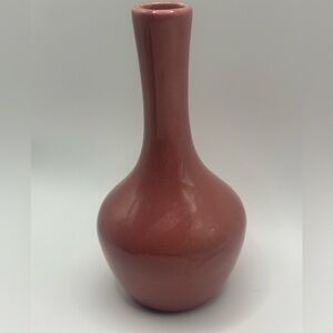 Vintage Elegant Pink Ceramic  haeger  bud Vase